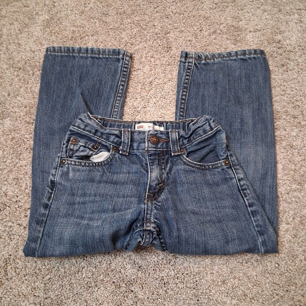 Levi Jeans Adjustable Waist Unisex Size 5 (4-5 Yr Old)